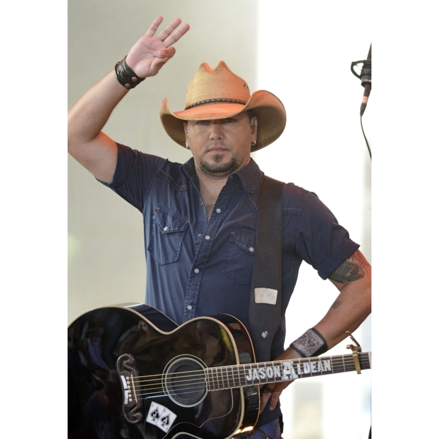 Jason Aldean On Stage For Nbc Today Show Concert With Jason Aldean Rockefeller Plaza York Ny July 31 2015. Photo Image 1