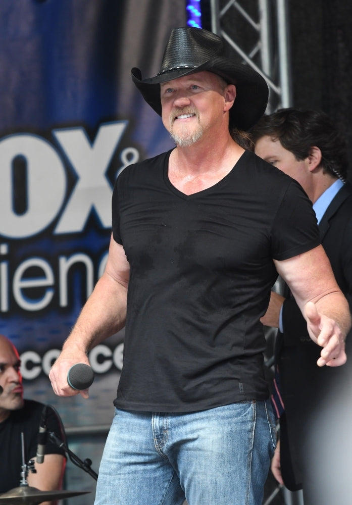 Trace Adkins On Stage For Fox and Friends All American Summer Concert Series With Trace Adkins Outside Fox Studios Image 1