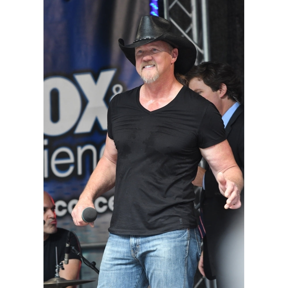 Trace Adkins On Stage For Fox and Friends All American Summer Concert Series With Trace Adkins Outside Fox Studios Image 2