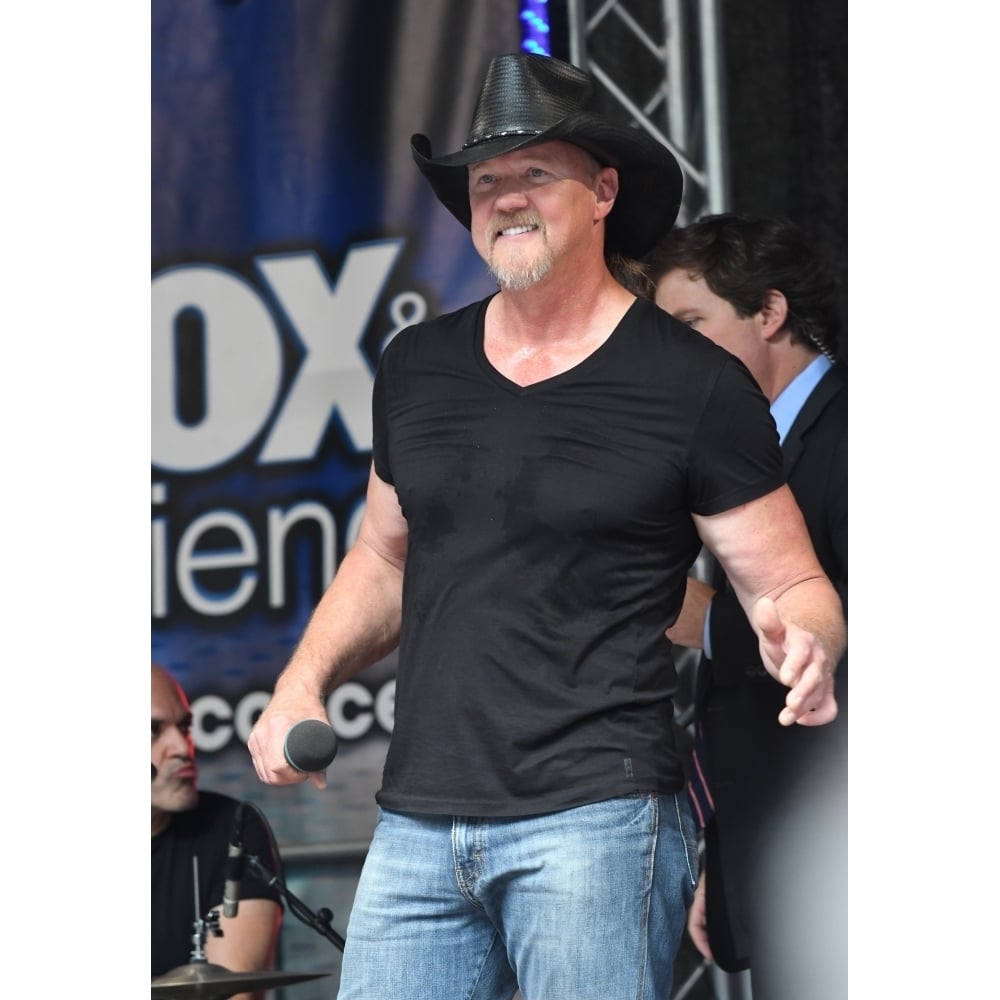 Trace Adkins On Stage For Fox and Friends All American Summer Concert Series With Trace Adkins Outside Fox Studios Image 1