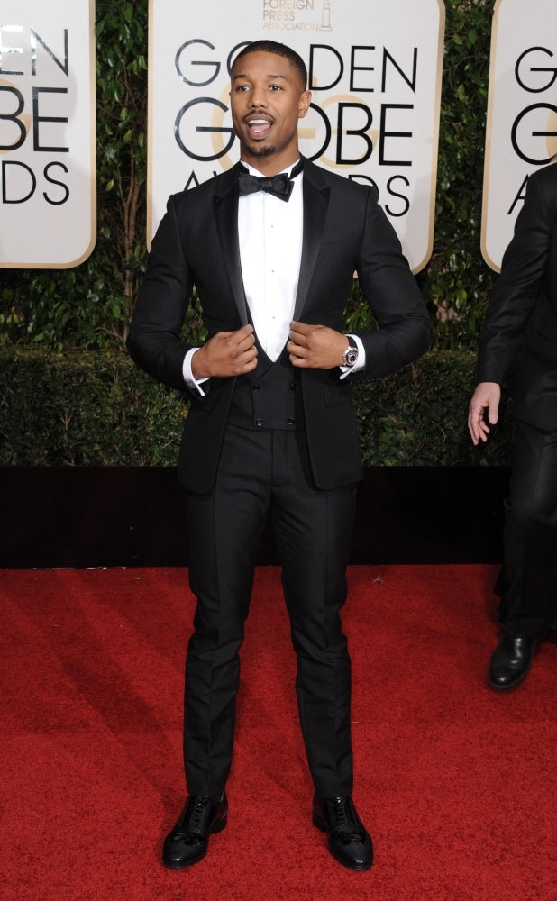 Michael B. Jordan At Arrivals For 73Rd Annual Golden Globe Awards 2016 - Arrivals 4 The Beverly Hilton Hotel Beverly Image 1