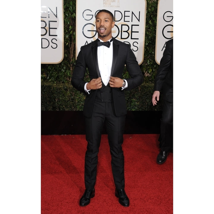 Michael B. Jordan At Arrivals For 73Rd Annual Golden Globe Awards 2016 - Arrivals 4 The Beverly Hilton Hotel Beverly Image 2