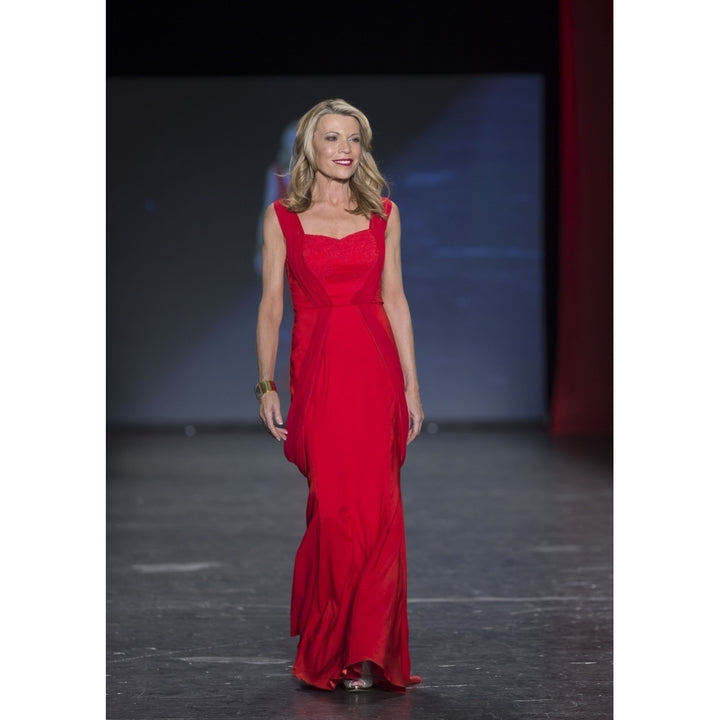 Vanna White On The Runway For Go Red For Women Red Dress Collection 2016 Skylight Moynihan Station York Ny Image 2