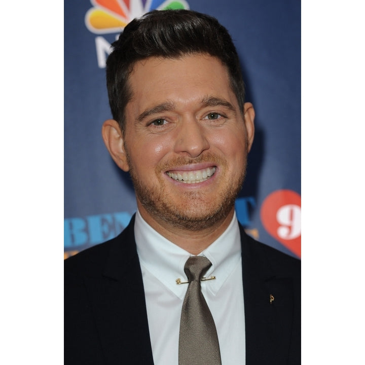 Michael Buble At Arrivals For Tony Bennett Celebrates 90 The Best Is Yet To Come Concert Radio City Music Hall Image 1