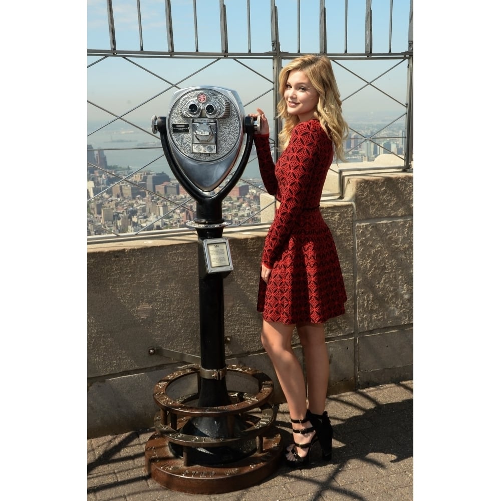 Olivia Holt At A Public Appearance For Olivia Holt Promotes Single Phoenix At Empire State Building Empire State Image 1