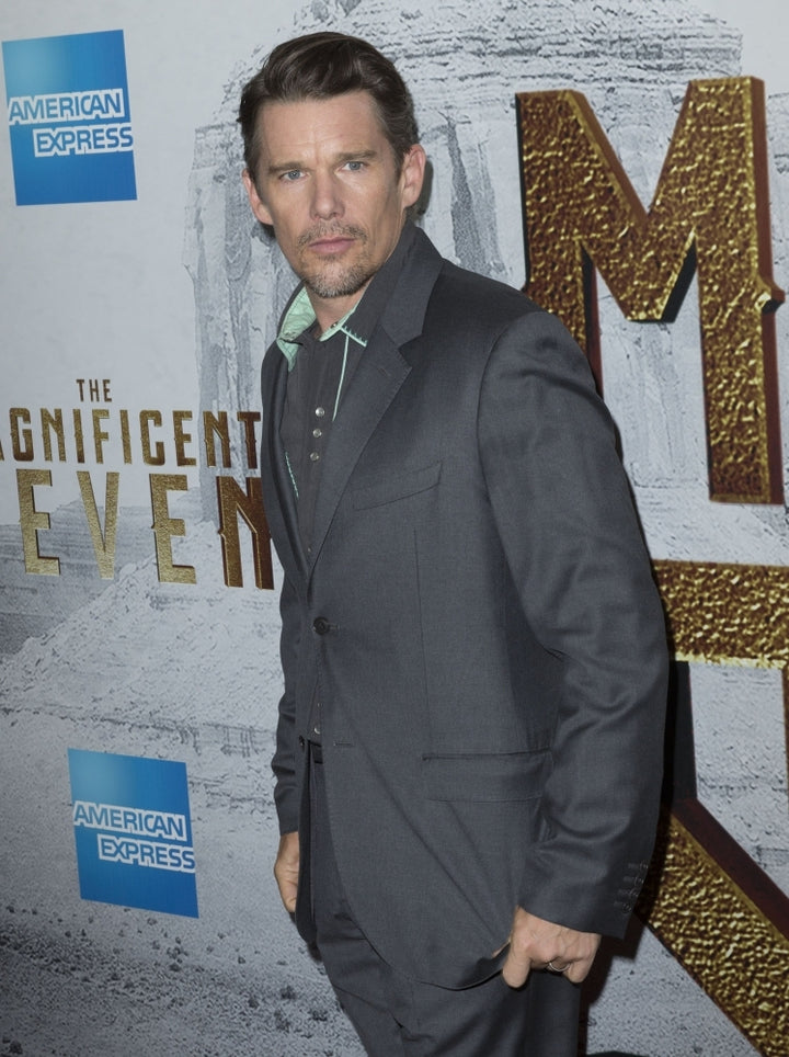 Ethan Hawke At Arrivals For The Magnificent Seven Premiere Museum Of Modern Art York Ny September 19 Image 1