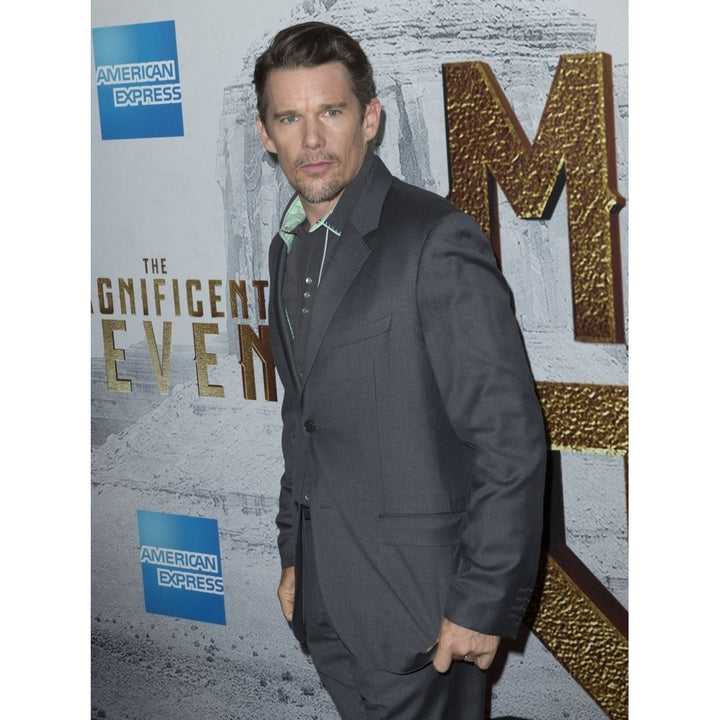 Ethan Hawke At Arrivals For The Magnificent Seven Premiere Museum Of Modern Art York Ny September 19 Image 2