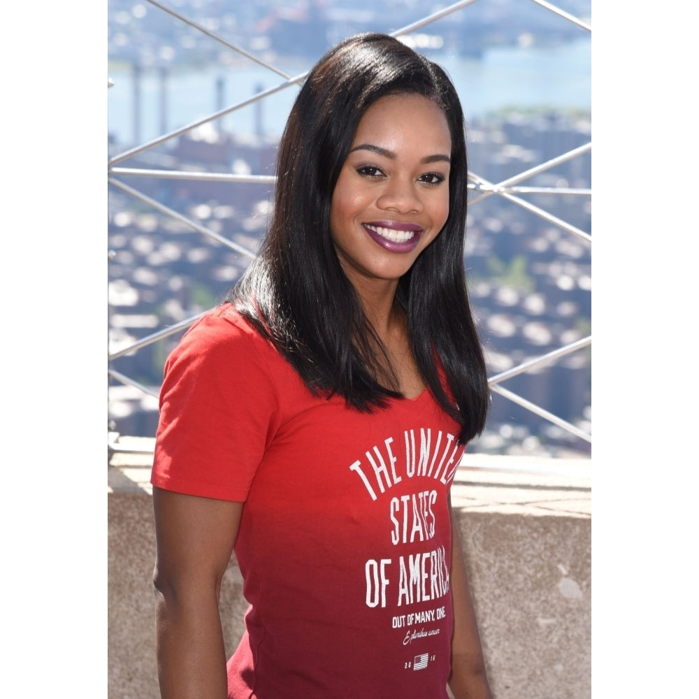 Gabby Douglas At A Public Appearance For Final Five U.S. WomenS Gymnastics Olympic Team Visits Empire State Building Image 2