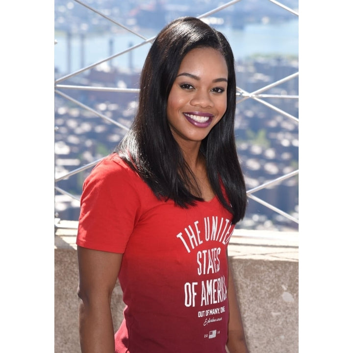 Gabby Douglas At A Public Appearance For Final Five U.S. WomenS Gymnastics Olympic Team Visits Empire State Building Image 1