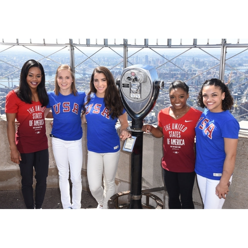 Gabby Douglas Madison Kocian Aly Raisman Simone Biles Laurie Hernandez At A Public Appearance For Final Five U.S. Image 2