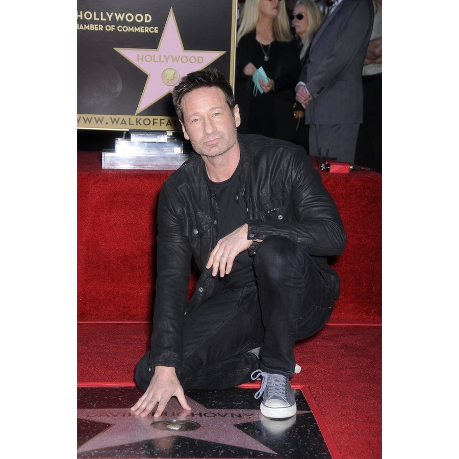 David Duchovny At The Induction Ceremony For Star On The Hollywood Walk Of Fame For David Duchovny Hollywood Boulevard Image 1