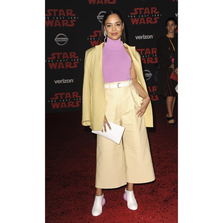 Tessa Thompson At Arrivals For Star Wars The Last Jedi Premiere Shrine Auditorium Los Angeles Ca December 9 2017. Image 2