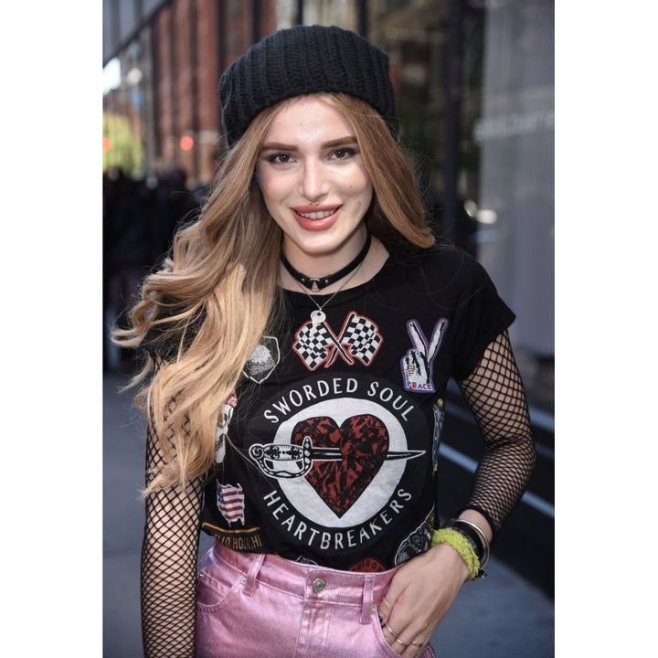 Bella Thorne Out And About For Celebrity Candids - Tue York Ny April 18 2017. Photo By Derek StormEverett Image 1