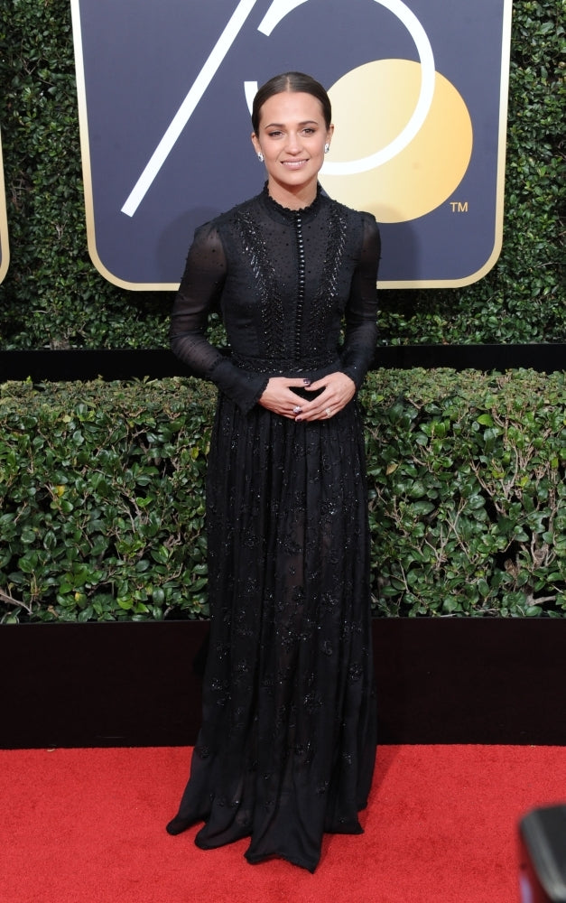 Alicia Vikander At Arrivals For 75Th Annual Golden Globe Awards - Arrivals 2 The Image 1