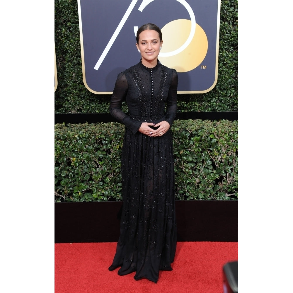 Alicia Vikander At Arrivals For 75Th Annual Golden Globe Awards - Arrivals 2 The Image 2