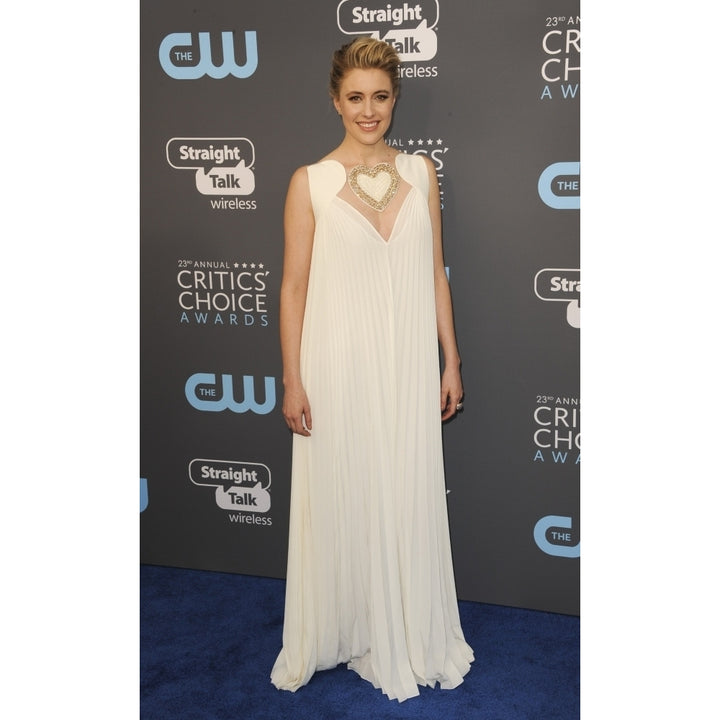 Greta Gerwig At Arrivals For The Critics Choice Awards 2018 Barker Hangar Santa Monica Ca January Image 2