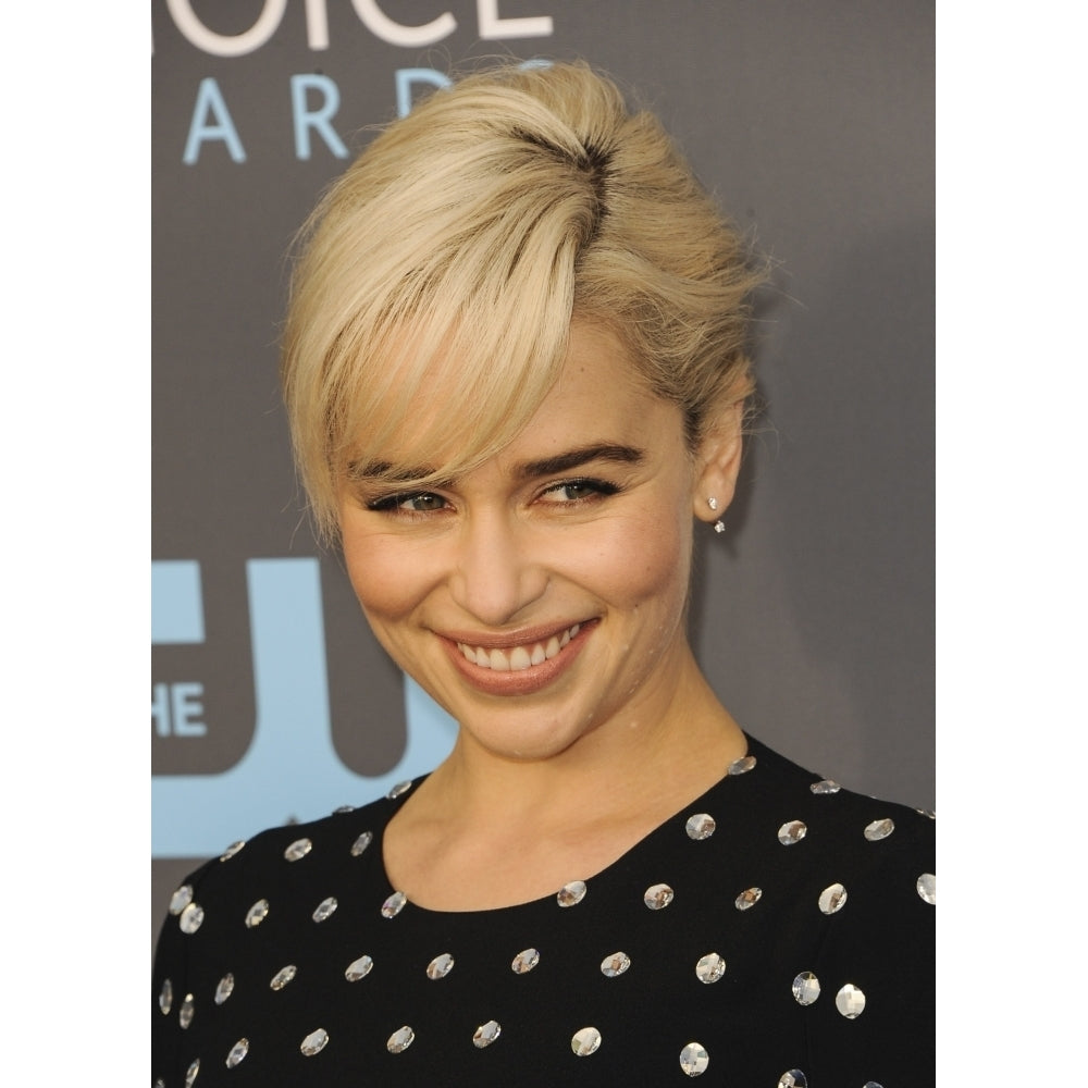 Emilia Clarke At Arrivals For The Critics Choice Awards 2018 Barker Hangar Santa Monica Ca January 11 2018. Photo Image 2