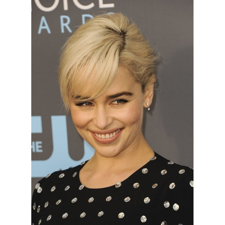 Emilia Clarke At Arrivals For The Critics Choice Awards 2018 Barker Hangar Santa Monica Ca January 11 2018. Photo Image 1