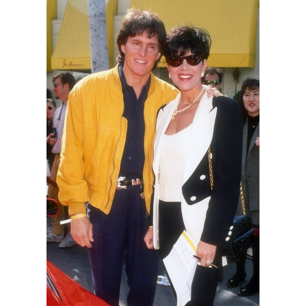 Bruce Jenner Kris Jenner 1993 Photo By Michael Ferguson Poster Print Image 1