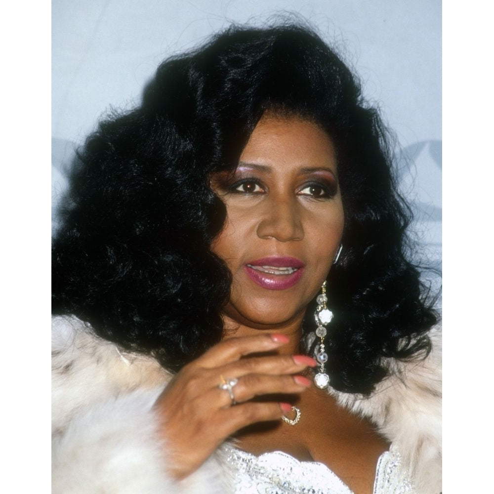 Aretha Franklin 1990 Photo By Michael Ferguson Poster Print Image 1