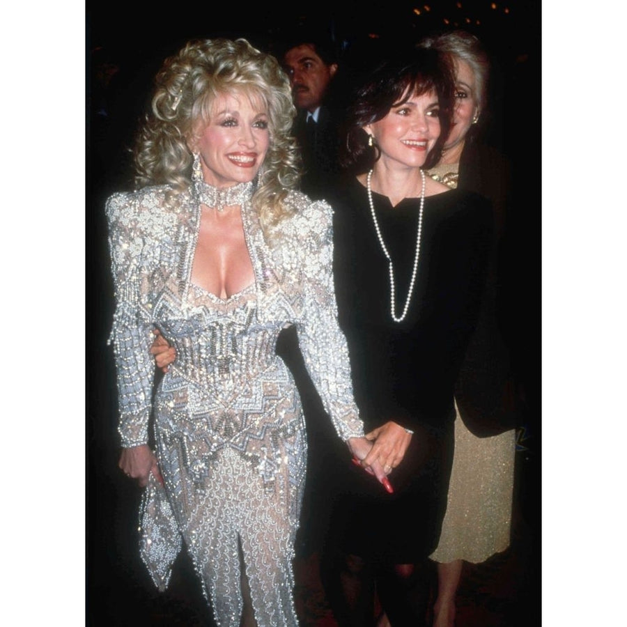 Undated. Dolly Parton Sally Field. Photo by Adam Scull Poster Print Image 1