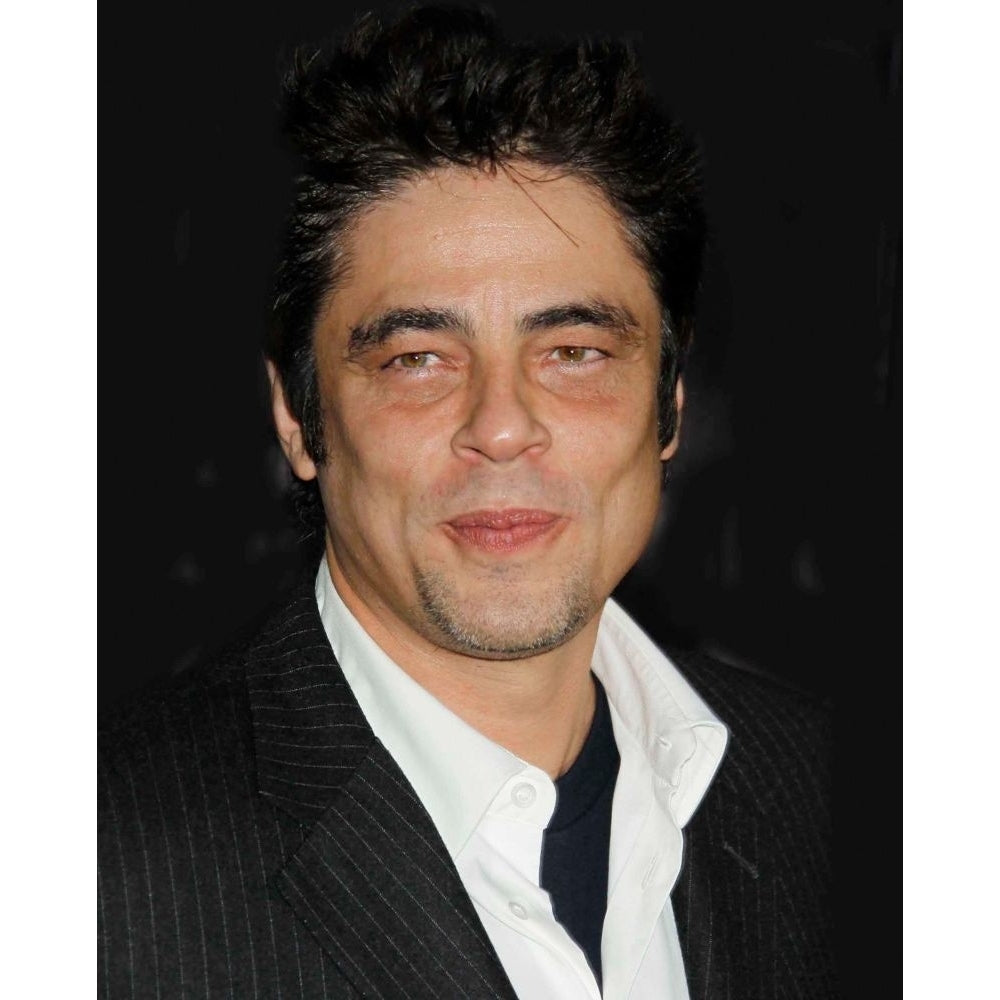 Benicio Del Toro 2010. Photo by Nick Sherwood Poster Print Image 1