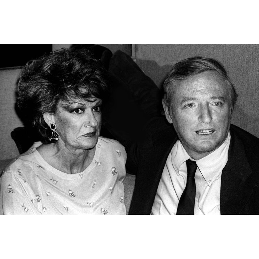 William F. Buckley and wife Pat Buckley 1978.Photo by Adam Scull Poster Print Image 1