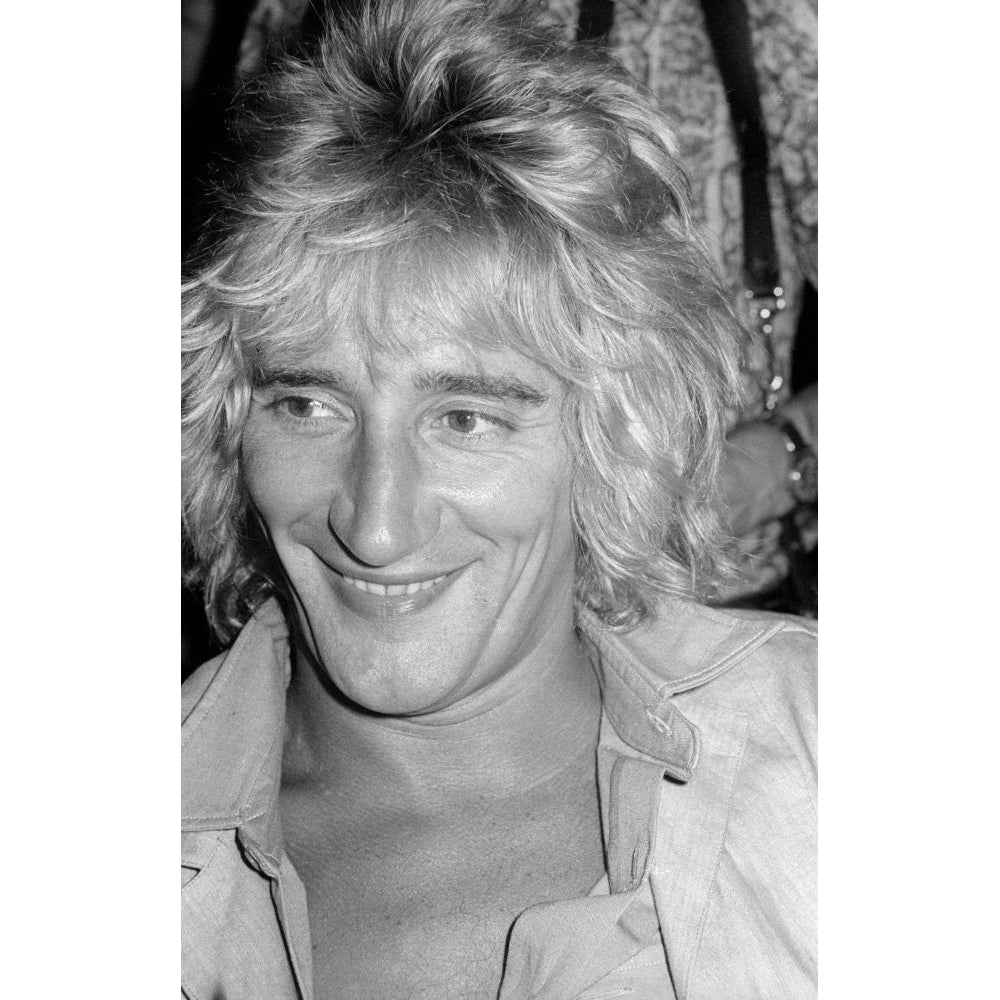 Rod Stewart 1981 at Studio 54. Photo by Adam Scull Poster Print Image 1