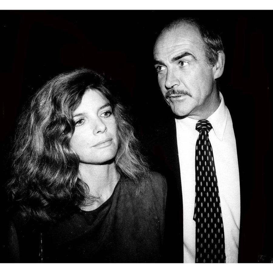 Sean Connery Katherine Ross 1982. Photo by Adam Scull Poster Print Image 1