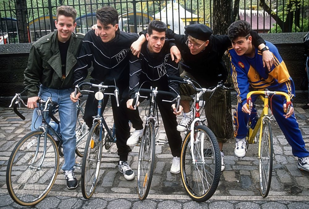 Kids On The Block 1989. Photo by Adam Scull Poster Print Image 1