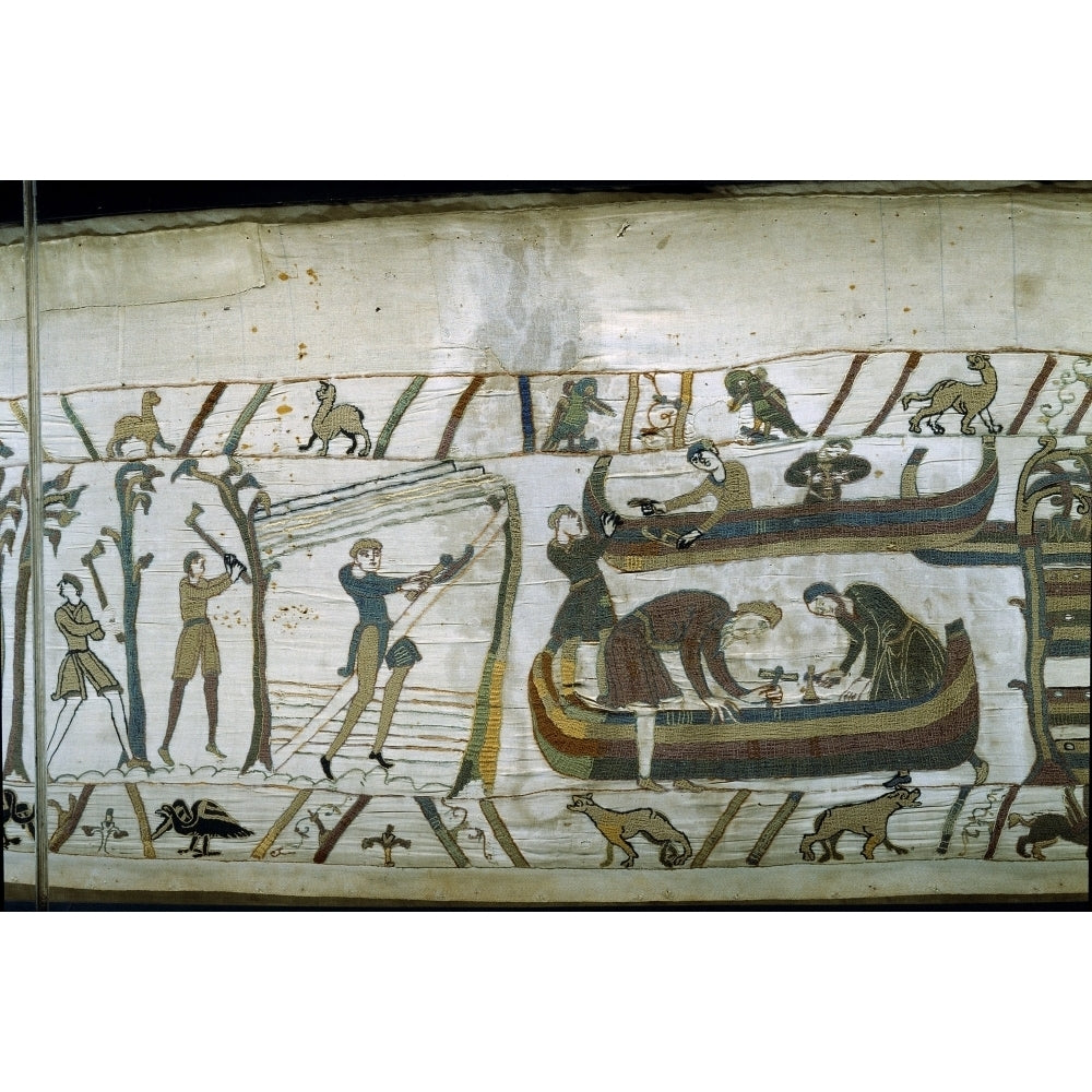 1934 The Bayeux Tapestry Poster Print Image 1