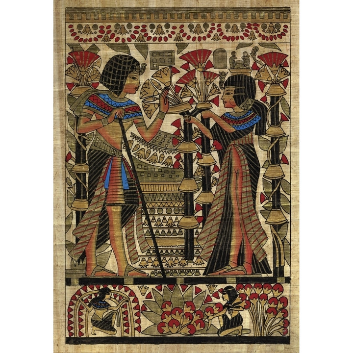 Egyptian Art Poster Print Image 1