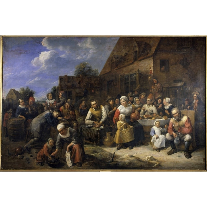 3999 Gillis Van Tilborch Belgian School Poster Print Image 1