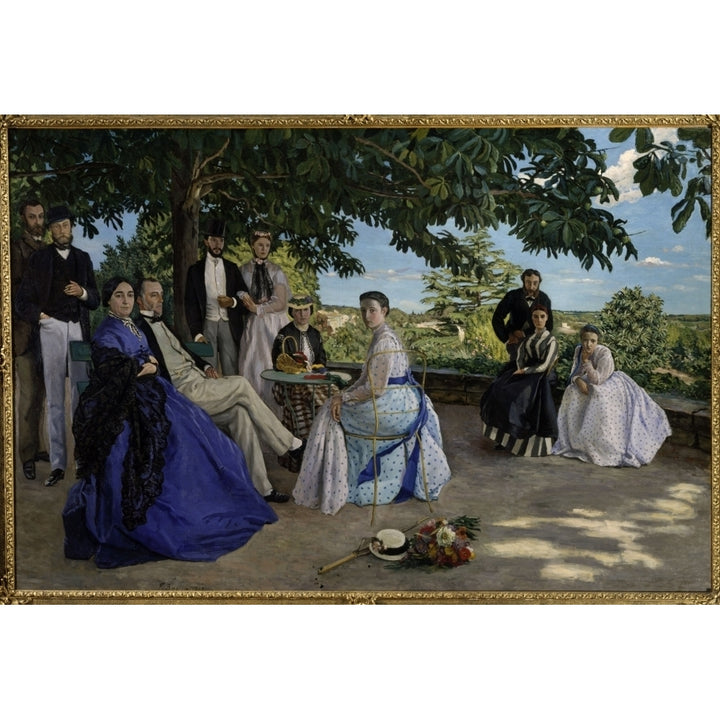 4160 Frederic Bazille French School Poster Print Image 1