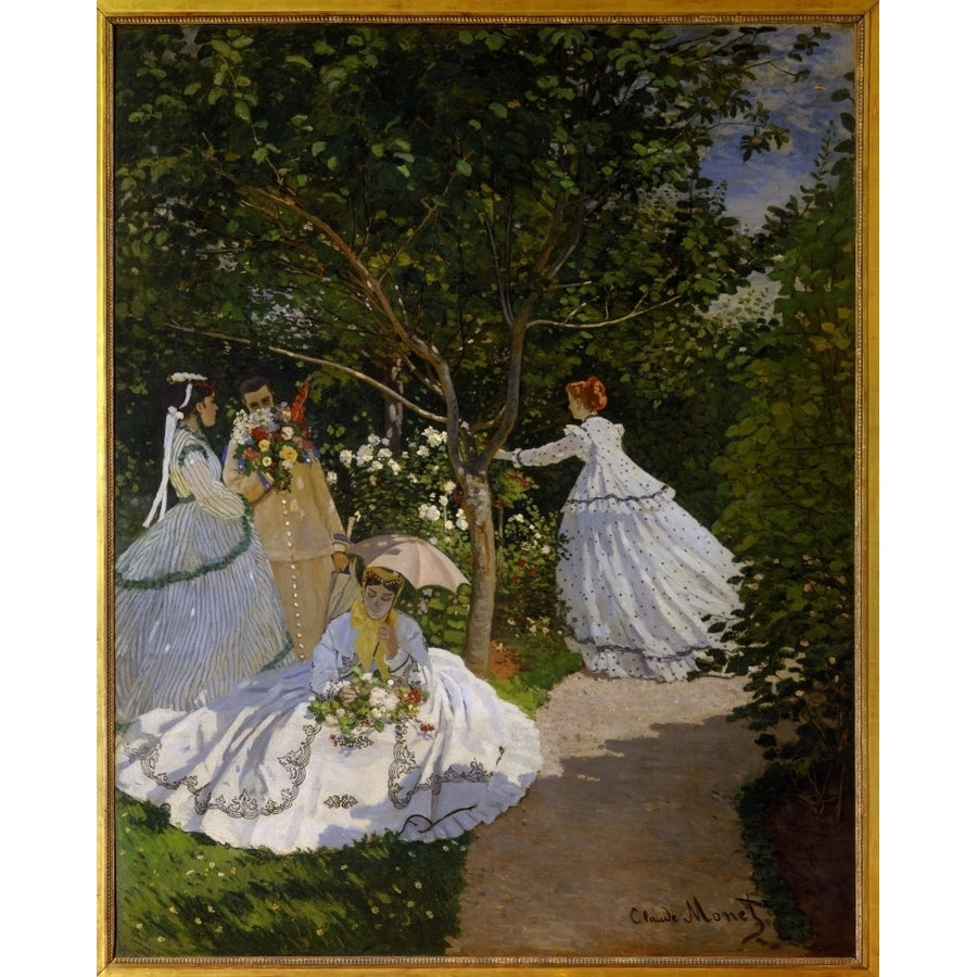 Claude Monet French School Poster Print Image 1