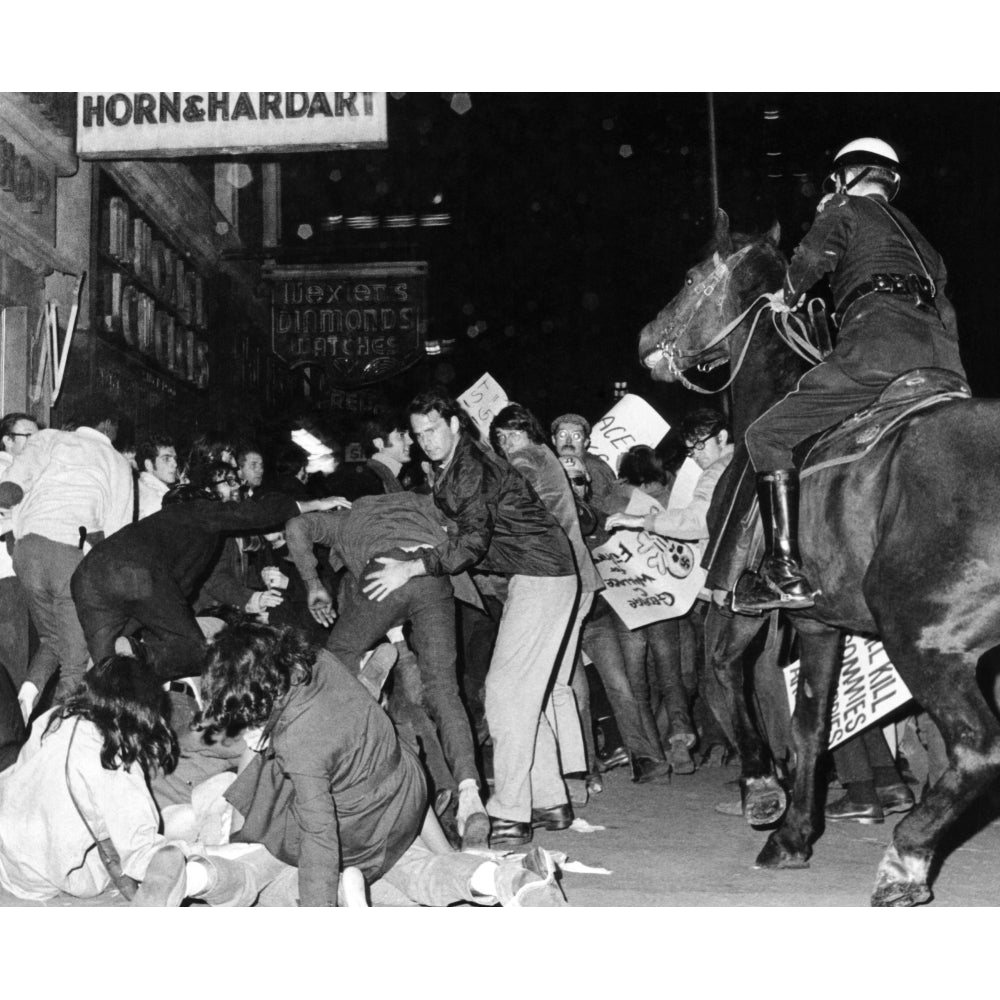 Demonstrators Pushed By York City Police. Anti-Wallace Demonstrators Outside Madison Square Garden Were On Hand For Image 2