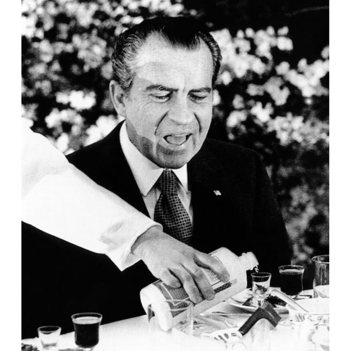 President Richard Nixon At A Chinese Banquet. He Watches As His Glass Is Re-Filled With Mao-Tai History Image 2