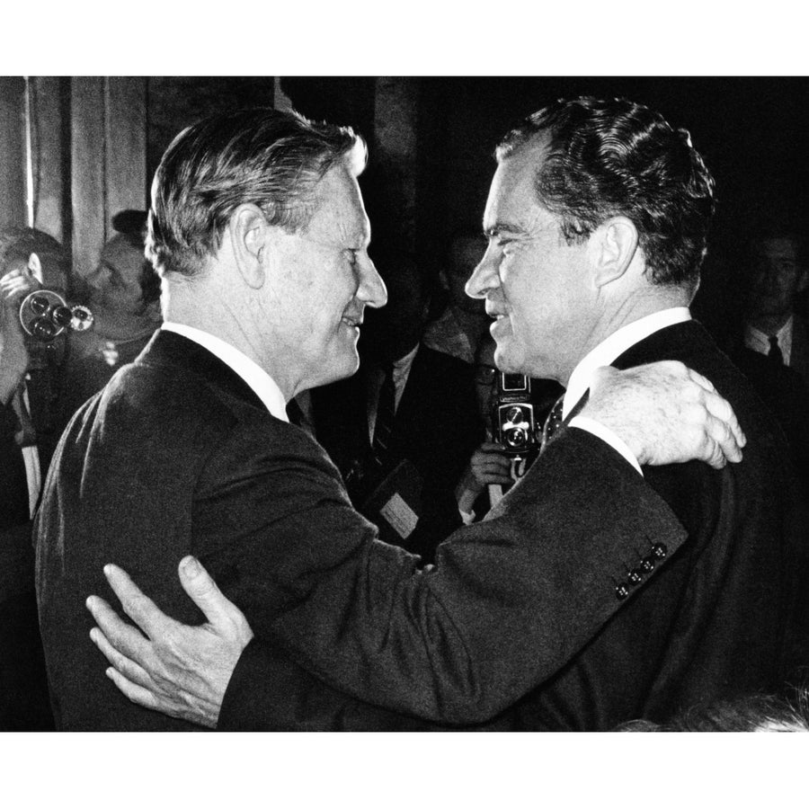 York Governor Nelson Rockefeller And Former Vice President Richard Nixon Face-Off. After George RomneyS Withdrawal Image 1