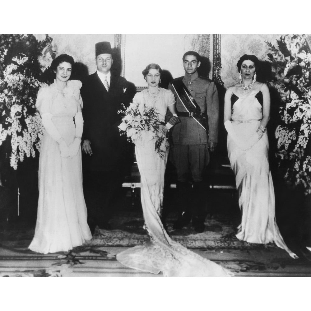 IranS Crown Prince Reza Marries Egyptian Princess Fawzia History Image 1