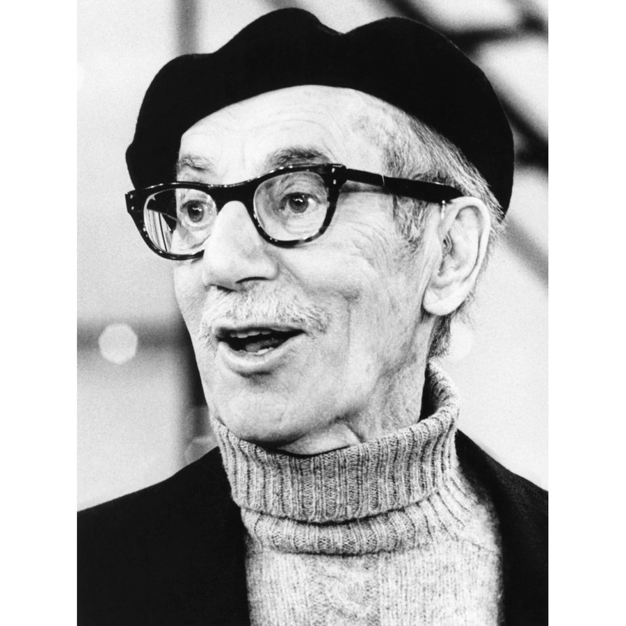 Comedian Groucho Marx At A Press Conference In May 1972. He Was Discussing The One-Man Show History Image 1