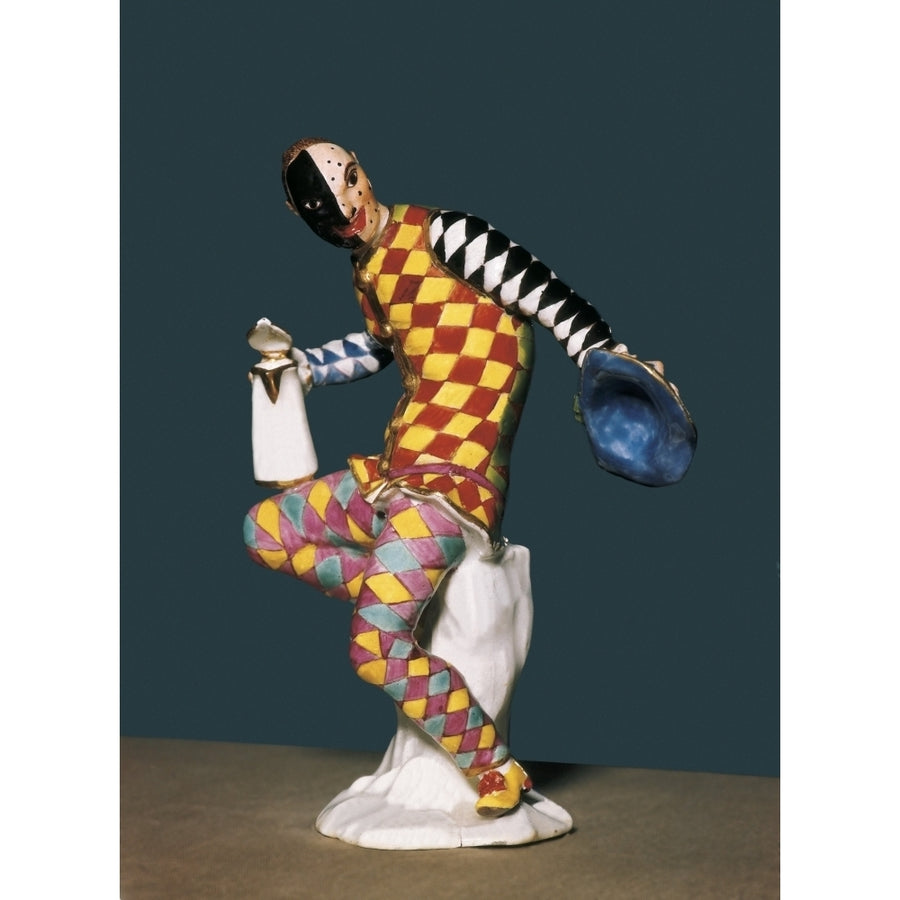 Harlequin Rococo. China / Porcelain. Proc: Germany. Meissen. ?? Aisa/Everett Collection Poster Print Image 1