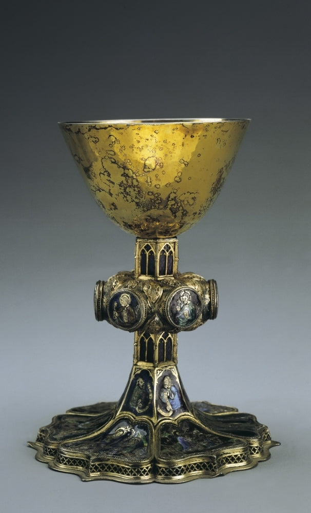 Silver Gilded Chalice With Enamels Poster Print Image 1