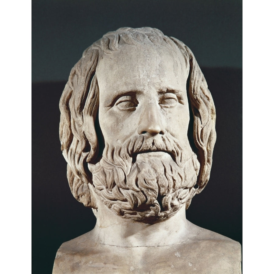 Bust Of Euripides Poster Print Image 1