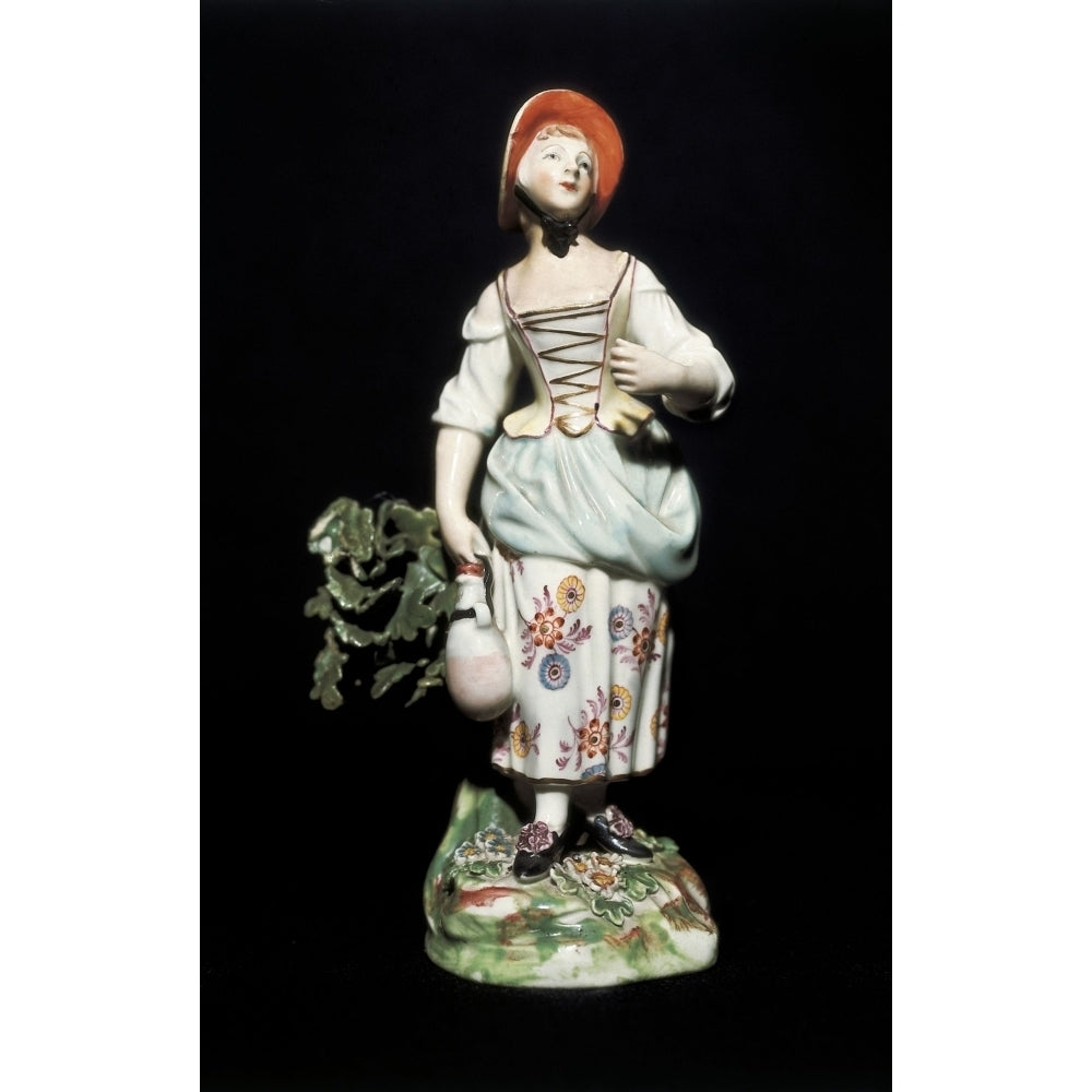 Meissen Porcelain. Figure Of A Peasant . Ceramics. ???? Aisa/Everett Collection Poster Print Image 1