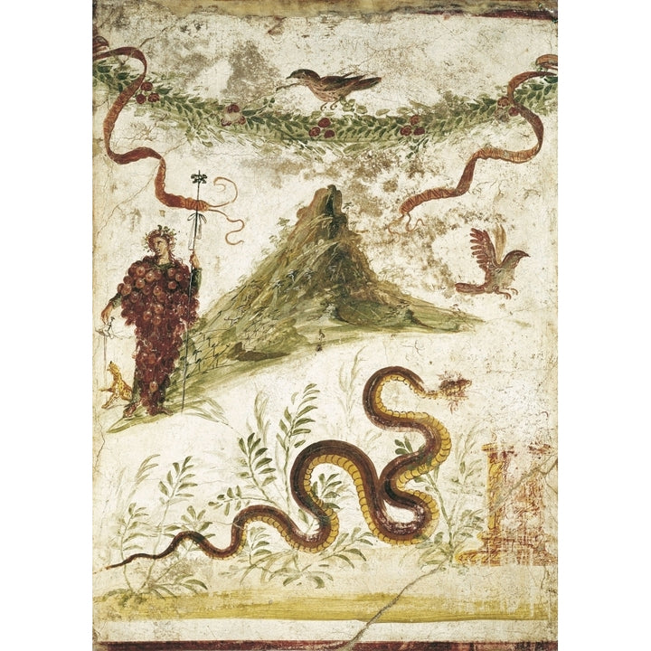 Bacchus And Vesuvius Poster Print Image 1