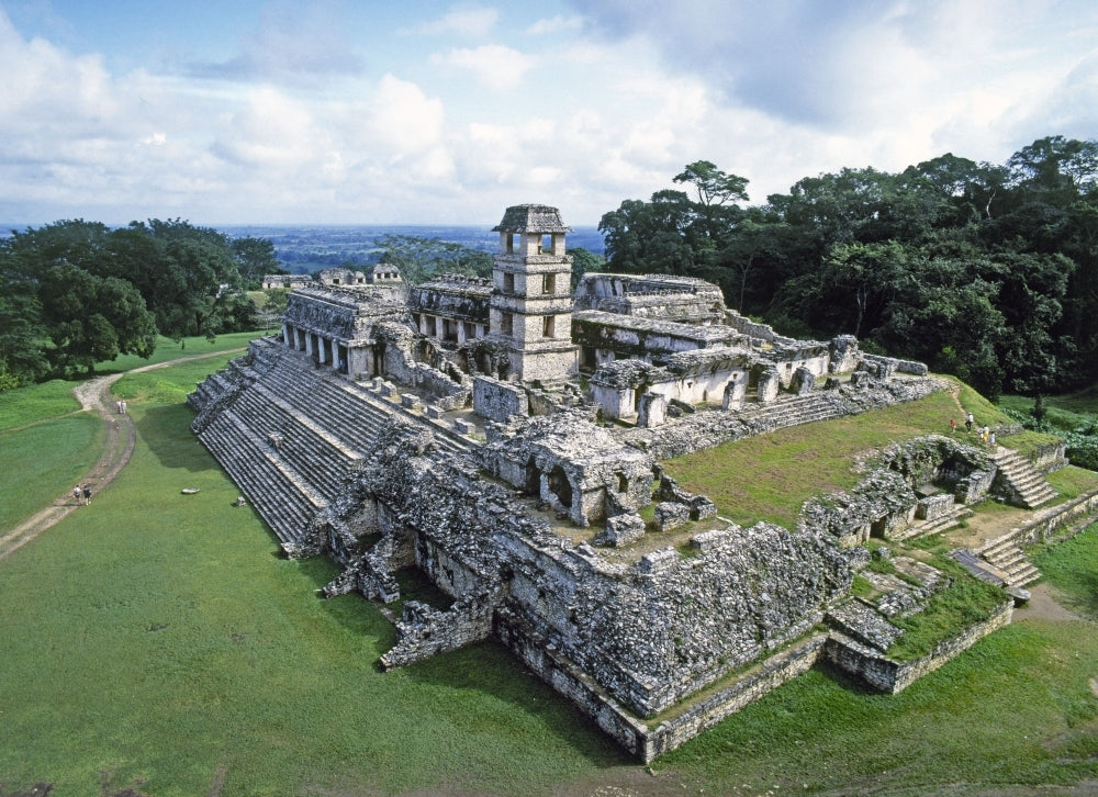 Mexico. Palenque. El Palacio. Maya Ruins. Maya Art. ?? Raga/Aisa/Everett Collection Poster Print Image 1