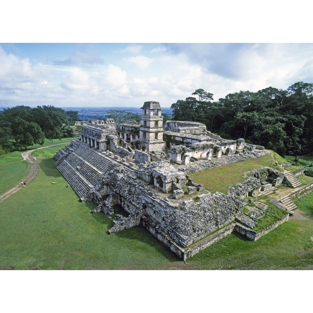 Mexico. Palenque. El Palacio. Maya Ruins. Maya Art. ?? Raga/Aisa/Everett Collection Poster Print Image 2