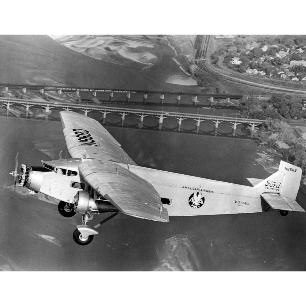 American Airlines Ford Tri-Motor Airplane History Image 2