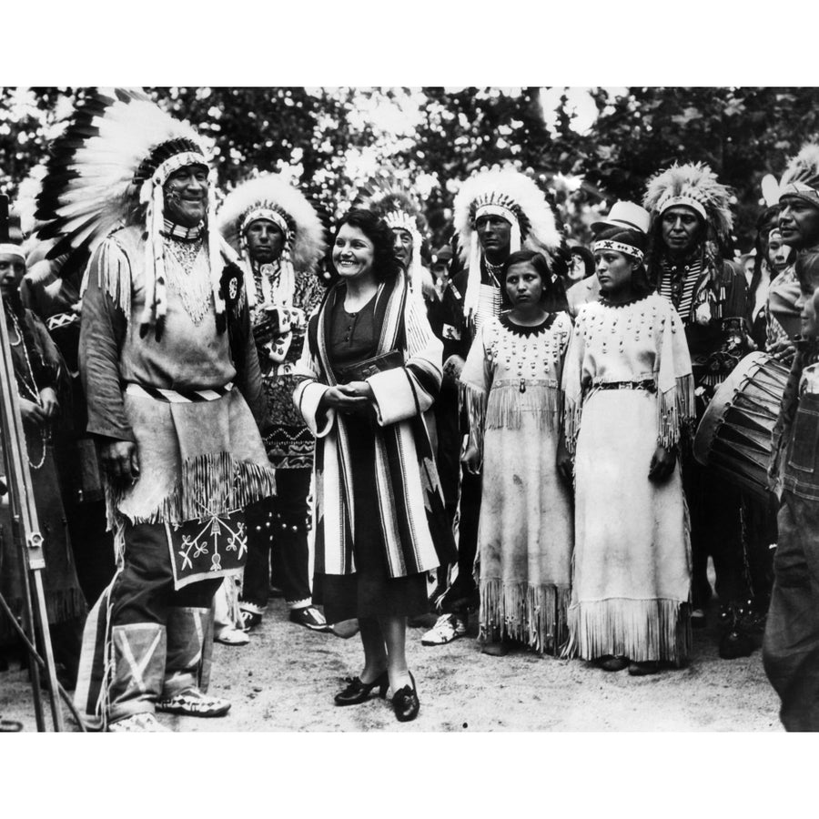 Jim Thorpe And Ann Ross Meet With Native Americans To Protest Black And Mexican Actors Representing Themselves As Image 1