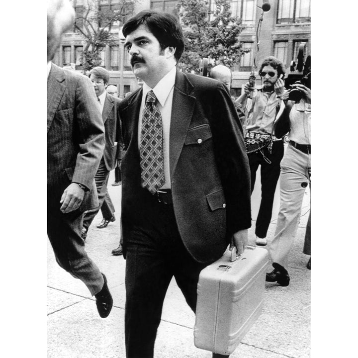 Secret Service Agent Arriving At U.S. District Court With 13 Additional Tapes Of Pres. Richard NixonS Watergate Image 2